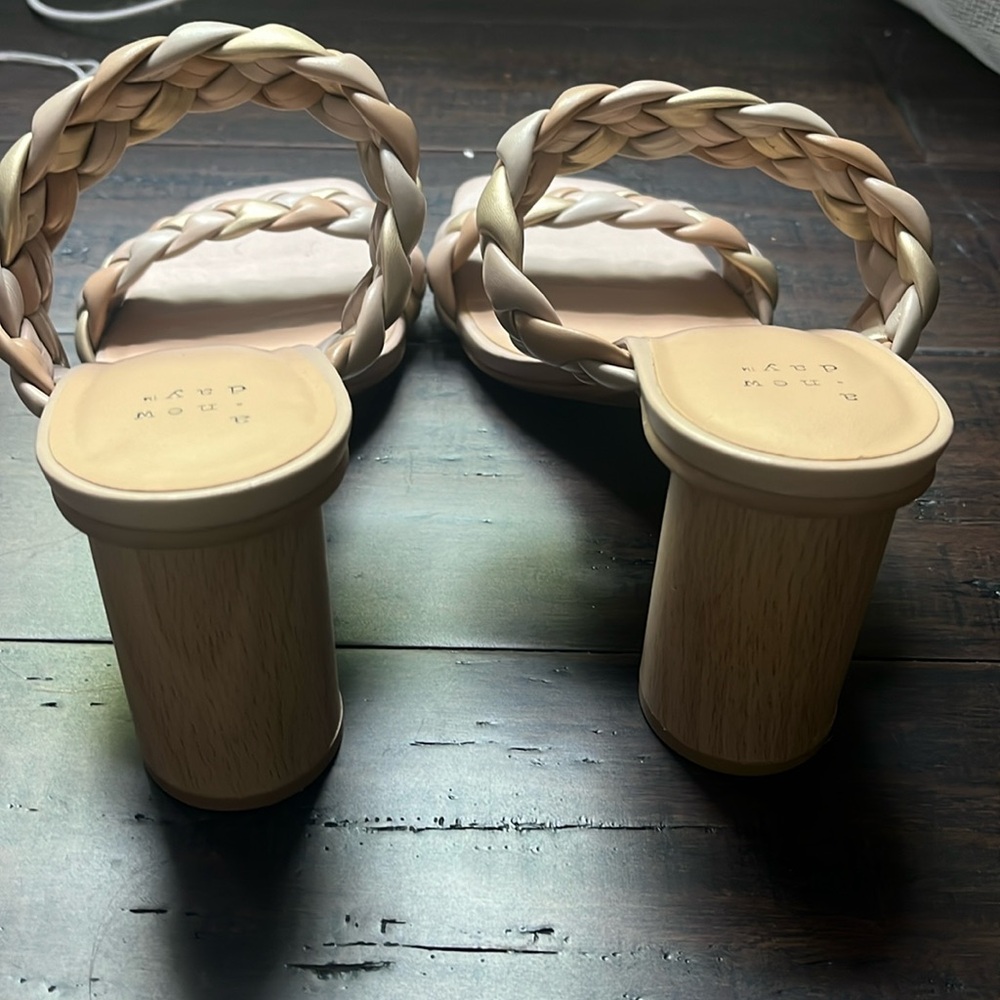 A New Day Braided Open Toe Heels - Picture 3 of 5